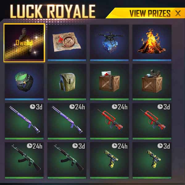 Unlock ancient Rome bundle from gold royale in free fire
