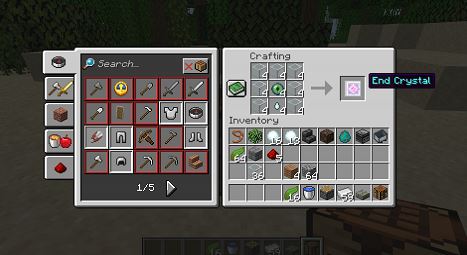 How to make end crystal in Minecraft