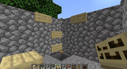 8th steps of making Iron golem in Minecraft