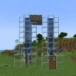 Building a Water elevator in Minecraft