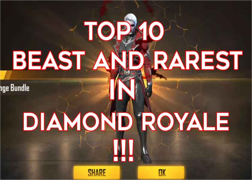 Best Diamond Royale Bundles in Free fire- Top 10 of all time