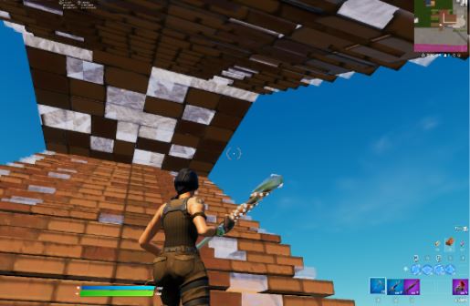 Side jump skill can help you to be a pro builder in Fortnite