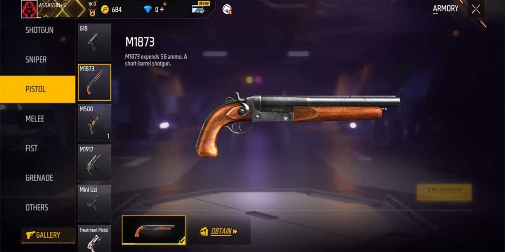 The M1873 is a secondary free-fire OP gun with massive damage