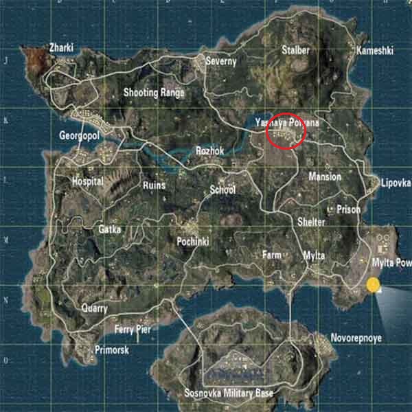 best place to find the enemy in Pubg mobile