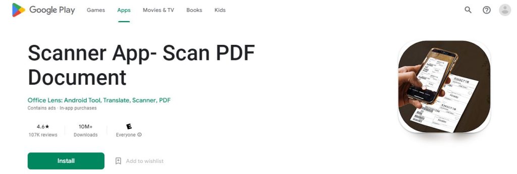 best photo scanner apps for android
