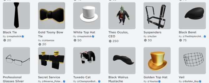 Formal Wear with cool look avatar in roblox
