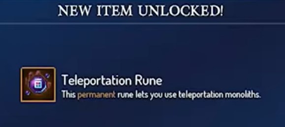 Teleportation rune dead cells