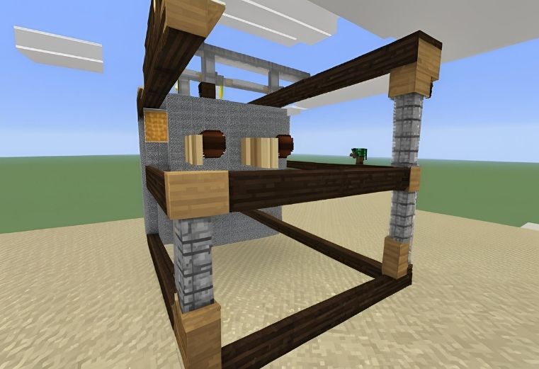 First step to make flying machine in Minecraft